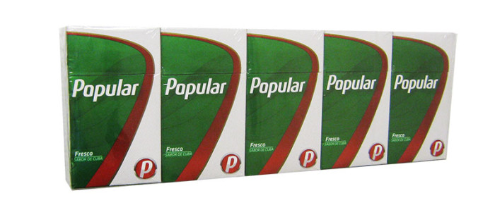 Кубинские сигареты Popular Fresco (10 сигарет в пачке)